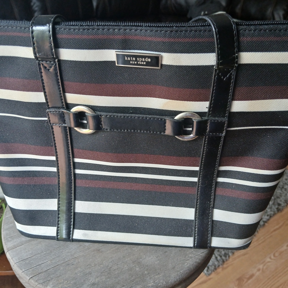 Kate Spade Striped Tote Bag